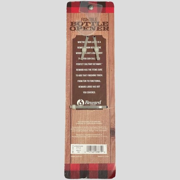 Reward Lodge Durable Cast Iron Fish Tale Bottle Opener - Picture 3 of 6